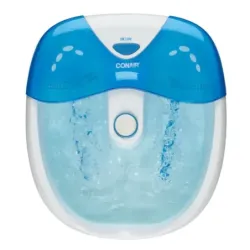 SPA PARA PIES CONAIR MULTIFUNCION-HASTA 15MIN.-CON CALOR-CTRL TACTIL-BURBUJAS-BLANCO Y AZUL