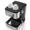 CAFETERA EXPRESO-CAPUCHINO-LATE-AMERICANO BLACK DECKER 1100W 20 BARES 1.5LTS ACERO INOX. NEGRO