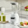 LICUADORA BLACK DECKER ICE CRUSH 8 VEL. 700W JARRA VIDRIO 1.25LTS BLANCA