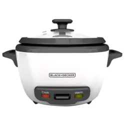 OLLA ARROCERA BLACK DECKER CAPACIDAD 7 TZS 2 Lts Tapa Vidrio