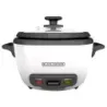 OLLA ARROCERA BLACK DECKER CAPACIDAD 7 TZS 2 Lts Tapa Vidrio