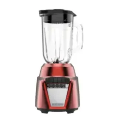 LICUADORA BLACK DECKER ICE CRUSH 8 VEL. 700W JARRA VIDRIO 1.25LTS ACERO INOX. ROJA