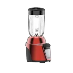LICUADORA BLACK DECKER ICE CRUSH 8 VEL. 700W JARRA VIDRIO 1.25LTS ACERO INOX. ROJA