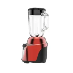 LICUADORA BLACK DECKER ICE CRUSH 8 VEL. 700W JARRA VIDRIO 1.25LTS ACERO INOX. ROJA