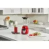 LICUADORA BLACK DECKER ICE CRUSH 8 VEL. 700W JARRA VIDRIO 1.25LTS ACERO INOX. ROJA