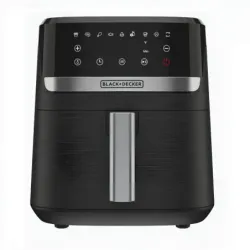 FREIDORA DE AIRE BLACK DECKER 7.5 LTS 1700W 9 FUNCIONES  PREPROGRAMADAS PANTALLA TACTIL NEGRO