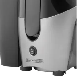 EXTRACTOR DE JUGOS BLACK DECKER 500W 2 VEL. RECIPIENTE CON JARRA NEGRO-PLATEADO