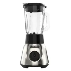 LICUADORA TRICUADORA BLACK DECKER 800W JARRA DE VIDRIO 1.5 LTS 2 VELOCIDADES+PULSO ACERO INOX.