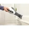 ASPIRADORA DE MANO BLACK DECKER INALAMBRICA BATERIA DE LITIO SOPORTE DE PARED BOQUILLA ESTRECHA BLANCA-NEGRA
