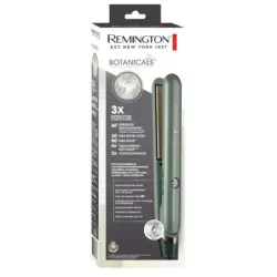 PLANCHA DE CABELLO REMINGTON BOTANICALS CERAMICA 230GRD EN 15SEG.10 AJUSTES  APAGADO AUTOM. VERDE