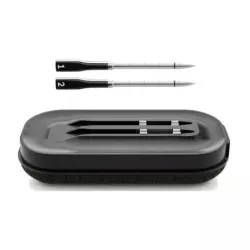 TERMOMETRO CHEF IQ INALAMBRICO 2 SONDAS SMART BT WIFI PARA PROTEINA NEGRO