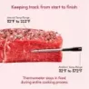 TERMOMETRO CHEF IQ INALAMBRICO 2 SONDAS SMART BT WIFI PARA PROTEINA NEGRO