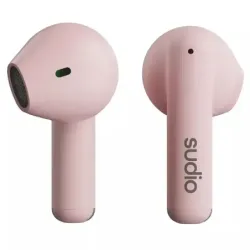 AUDIFONOS SUDIO A1 INALAMBRICO ESTILO TAPON 13MM BT-MICROF. INTEGR. 6H DUR. USB-C IPX4 ROSADO