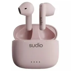 AUDIFONOS SUDIO A1 INALAMBRICO ESTILO TAPON 13MM BT-MICROF. INTEGR. 6H DUR. USB-C IPX4 ROSADO