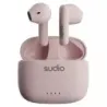 AUDIFONOS SUDIO A1 INALAMBRICO ESTILO TAPON 13MM BT-MICROF. INTEGR. 6H DUR. USB-C IPX4 ROSADO