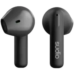 AUDIFONOS SUDIO A1 INALAMBRICO ESTILO TAPON 13MM BT-MICROF. INTEGR. 6H DUR. USB-C IPX4 NEGRO