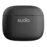 AUDIFONOS SUDIO A1 INALAMBRICO ESTILO TAPON 13MM BT-MICROF. INTEGR. 6H DUR. USB-C IPX4 NEGRO