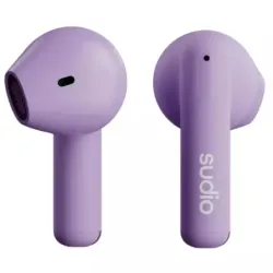 AUDIFONOS SUDIO A1 INALAMBRICO ESTILO TAPON 13MM BT-MICROF. INTEGR. 6H DUR. USB-C IPX4 PURPURA