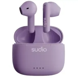 AUDIFONOS SUDIO A1 INALAMBRICO ESTILO TAPON 13MM BT-MICROF. INTEGR. 6H DUR. USB-C IPX4 PURPURA
