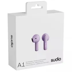 AUDIFONOS SUDIO A1 INALAMBRICO ESTILO TAPON 13MM BT-MICROF. INTEGR. 6H DUR. USB-C IPX4 PURPURA