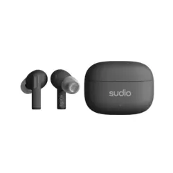AUDIFONOS SUDIO A1 PRO INALAMBRICO ESTILO TAPON 13MM BT-MICROF. INTEGR. 6H DUR. USB-C IPX4 CANCELA RUIDO NEGRO