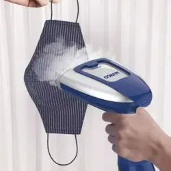 PLANCHA A VAPOR CONAIR ALAMBRICO 1875W 5 AJUSTES 40 SEG  DEP AGUA GRIS AZUL