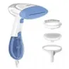 PLANCHA A VAPOR CONAIR ALAMBRICO 1100W 2 AJUSTES DE CALOR FUNCION PAUSA 60 SEG  DEP AGUA BLANCO AZUL