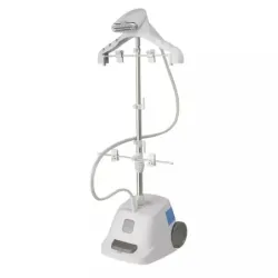 PLANCHA A VAPOR CONAIR PROFESIONAL CON RUEDAS  PERCHA 1875W 2 AJUSTES DE CALOR APAGADO AUT  DEP AGUA BLANCO