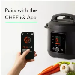 OLLA SMARTCOOKER MULTIFUNCION PRESION CHEFMAN CHEFIQ 5 67 LTS 1000 WATTS BT WIFI NEGRO