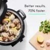 OLLA SMARTCOOKER MULTIFUNCION PRESION CHEFMAN CHEFIQ 5 67 LTS 1000 WATTS BT WIFI NEGRO