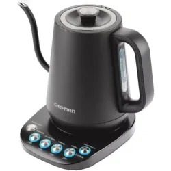 TETERA ELECTRICA CHEFMAN DE CUELLO CISNE 0 8LTS 1500W NEGRA