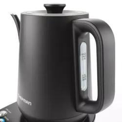 TETERA ELECTRICA CHEFMAN DE CUELLO CISNE 0 8LTS 1500W NEGRA