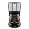 CAFETERA CHEFMAN 10 TAZAS CON JARRA DE VIDRIO ACERO INOX