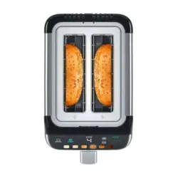 TOSTADORA CHEFMAN 2 REBANADAS 850W DIGITAL 6 SOMBRAS 3 FUNCIONES ACERO INOX