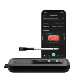 TERMOMETRO CHEF IQ INALAMBRICO 1 SONDA SMART BT WIFI PARA PROTEINA NEGRO
