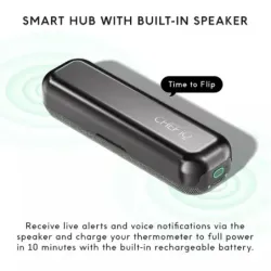 TERMOMETRO CHEF IQ INALAMBRICO 1 SONDA SMART BT WIFI PARA PROTEINA NEGRO