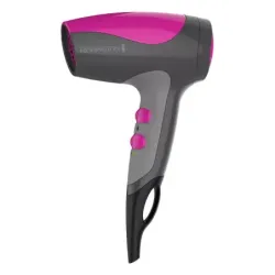 SECADOR DE CABELLO REMINGTON 1875 W 3 NIVELES 2 VELOCIDADES ROSA GRIS