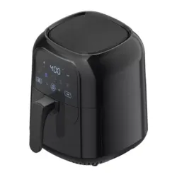 FREIDORA DE AIRE TURBOFRY CHEFMAN 5.5LTS 1500W PANTALLA TOUCH-INDICADOR SHAKE- COLOR NEGRO