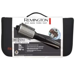 CEPILLO DE AIRE REMINGTON WET2STYLE 1200W 2 NIVELES DE TEMPERATURA 2 VELOCIDADES COLOR NEGRO ROSA