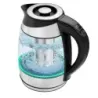 TETERA ELECTRICA CHEFMAN INALAMBRICA 1 8LTS 5 LUCES LED CTRL DIGITAL INFUSOR JARRA DE CRISTAL ACERO INOX