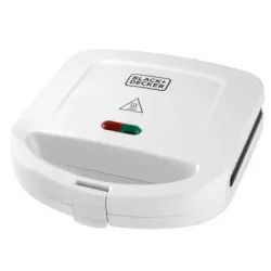 SANDWICHERA BLACK DECKER 2 PANES 700W PLACAS PROFUNDAS BLANCA