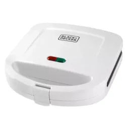 SANDWICHERA BLACK DECKER 2 PANES 700W PLACAS PROFUNDAS BLANCA
