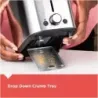 TOSTADORA BLACK DECKER 2 REBANADAS 7 NIVELES ACERO INOX.