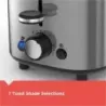 TOSTADORA BLACK DECKER 2 REBANADAS 7 NIVELES ACERO INOX.