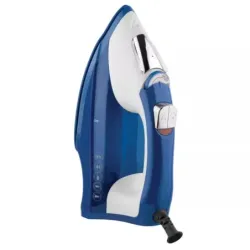 PLANCHA DE ROPA BLACK DECKER LIGHT EASY 1200W SUELA ANTIADHERENTE TRUEGLIDE SMARTSTEAM BLANCO AZUL