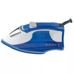 PLANCHA DE ROPA BLACK DECKER LIGHT EASY 1200W SUELA ANTIADHERENTE TRUEGLIDE SMARTSTEAM BLANCO AZUL