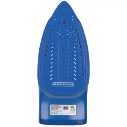 PLANCHA DE ROPA BLACK DECKER LIGHT EASY 1200W SUELA ANTIADHERENTE TRUEGLIDE SMARTSTEAM BLANCO AZUL