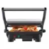 SANDWICHERA CHEFMAN PANINI 3 EN 1 2 REBANADAS ANTIADHERENTE 1000W ACERO INOX