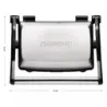 SANDWICHERA CHEFMAN PANINI 3 EN 1 4 REBANADAS ANTIADHERENTE 1000W ACERO INOX