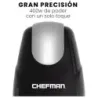 LICUADORA TODO EN 1 CHEFMAN 400W DOS VASOS CUCHILLAS CUADRUPLES CON TAPA NEGRO